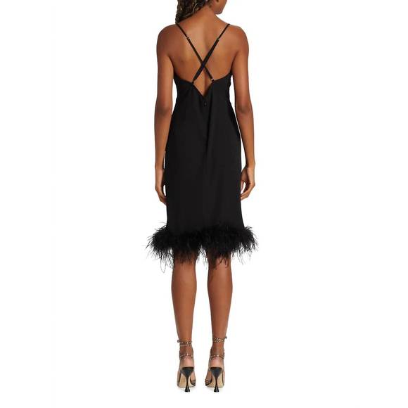 NEW AMANDA UPRICHARD marianna dress in black - Picture 3 of 5